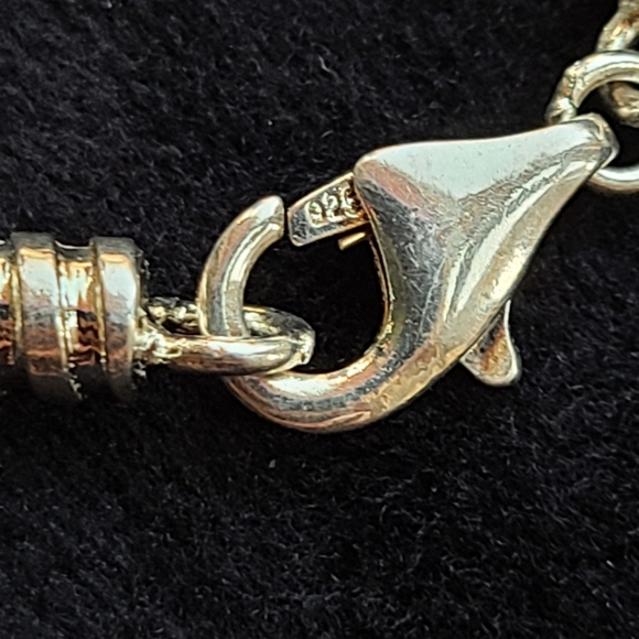 Harley Davidson sterling silver Swarovski crystal bracelet - Picture 3 of 5